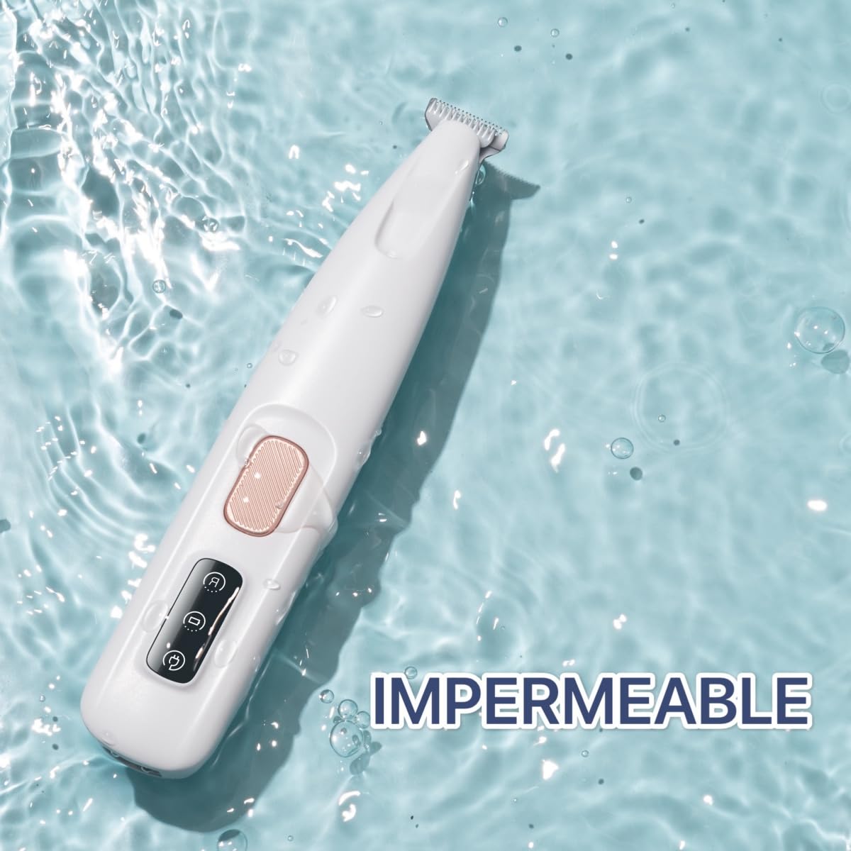 Dog Paw Trimmer Electric Dog Trimmer For Paws,Rechargeable Low Noise Waterproof Micro Precision Cordless Grooming Clipper With L